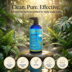 PURA D'OR Scalp Therapy Shampoo 16oz with natural oils