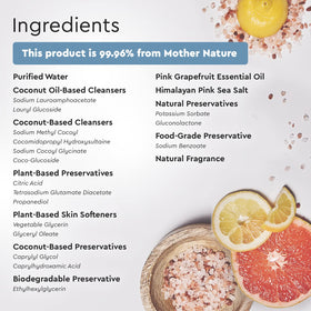 Puracy AWAKE Body Wash Citrus Sea Salt with citrus fruits