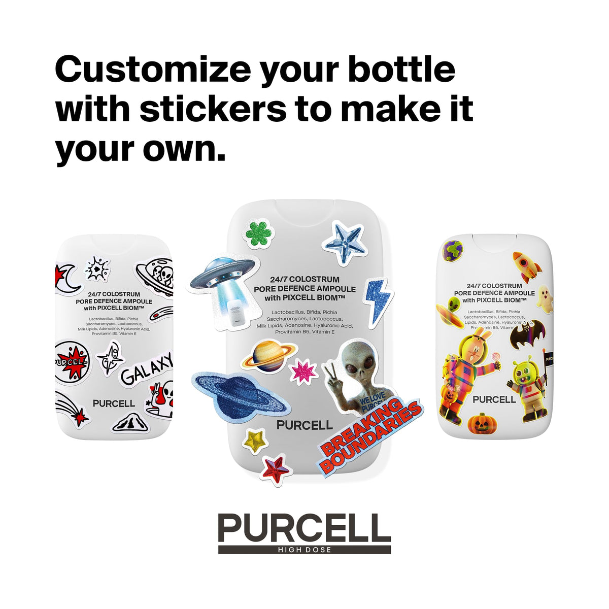 PURCELL 24/7 Colostrum Ampoule Mist with K-Beauty products