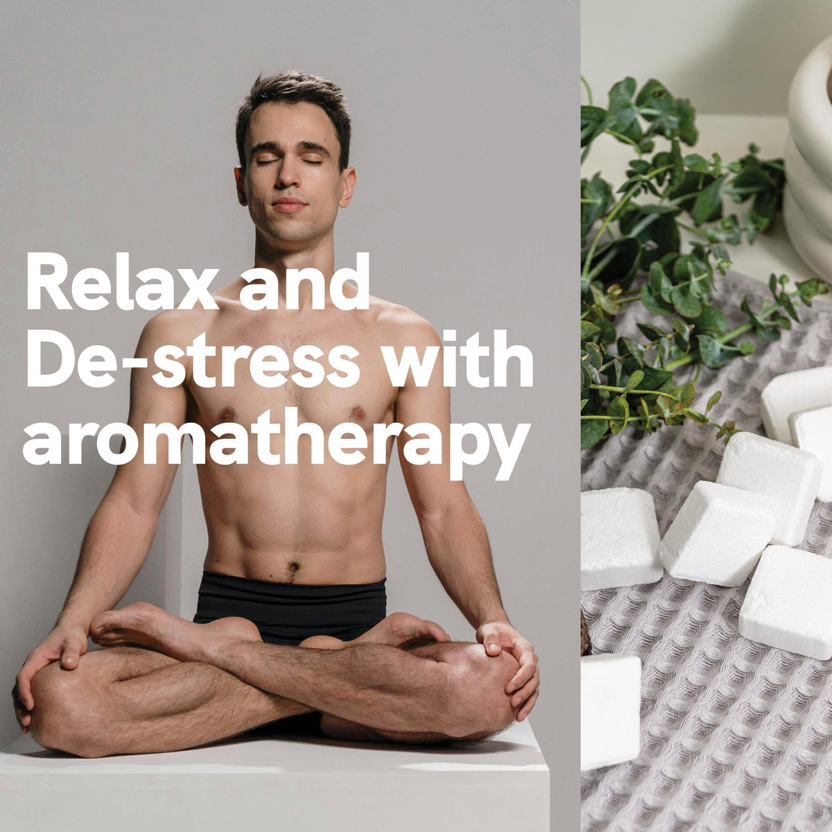Pure Athlete Shower Steamers with menthol aroma
