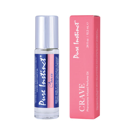 Pure Instinct pheromone roll-on cologne for women front view