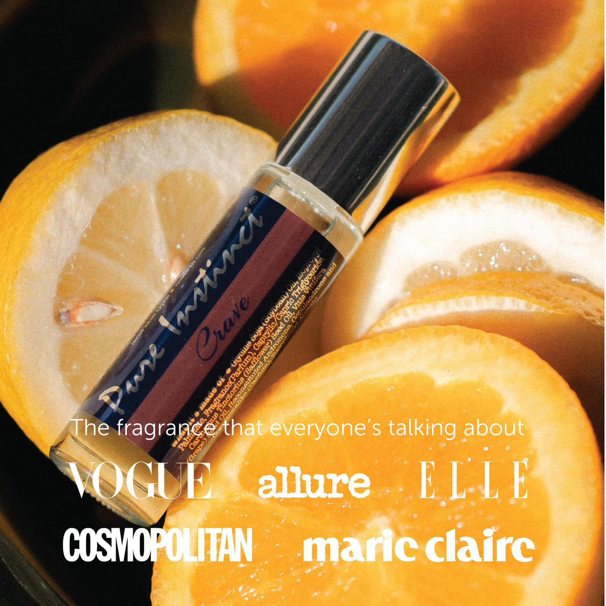 Pure Instinct pheromone roll-on cologne in lifestyle setting