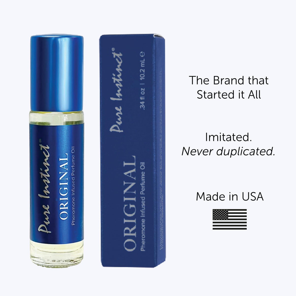 Pure Instinct Roll-On packaging display