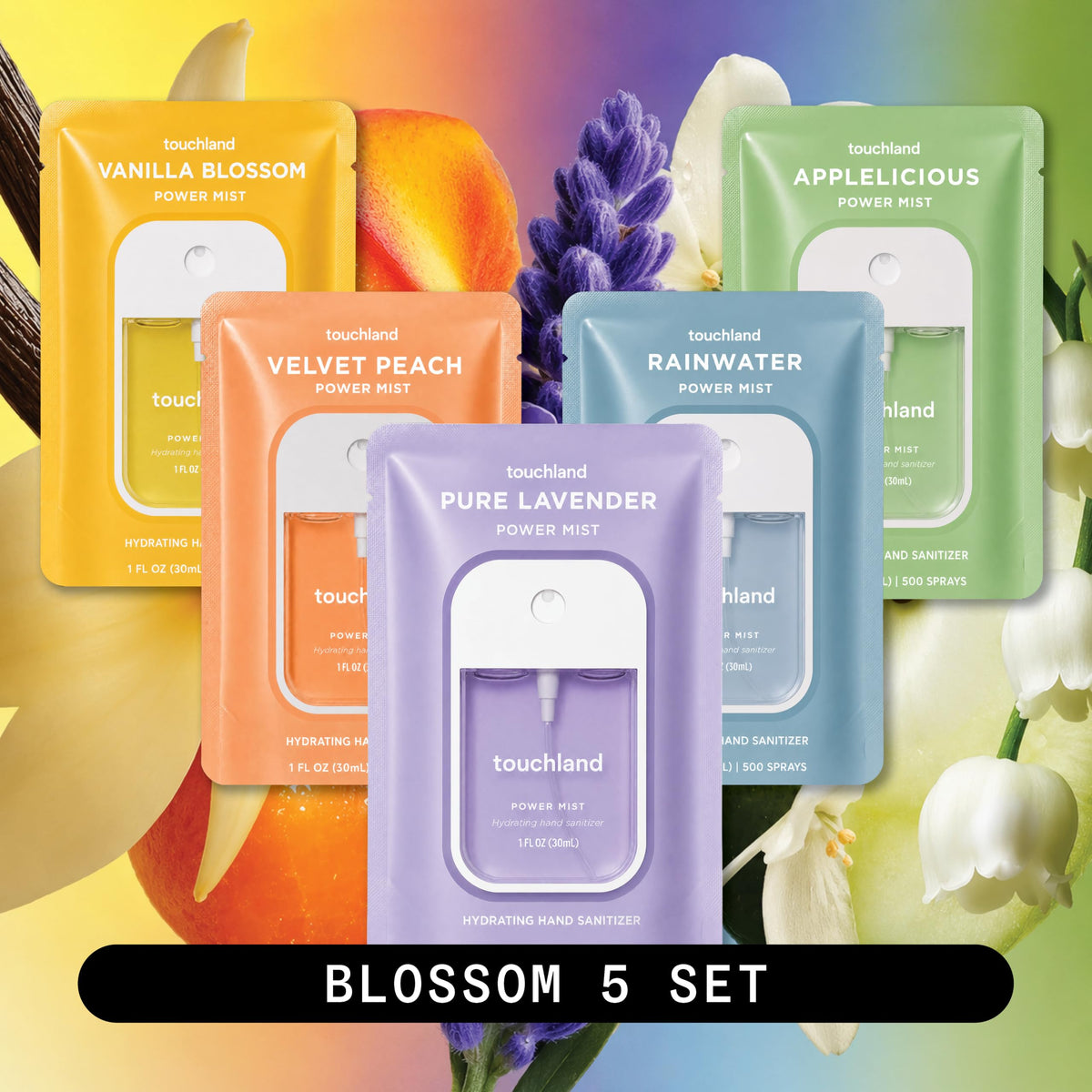 Pure Lavender scent hand sanitizer spray from Touchland