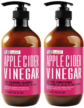 PURE NATURE LUX SPA Apple Cider Vinegar Shampoo front view