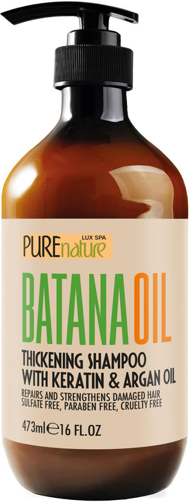 PURE NATURE LUX SPA Batana Oil Shampoo 16 Fl Oz front view