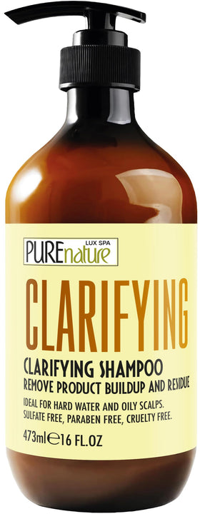 PURE NATURE LUX SPA Clarifying Shampoo 16 Fl Oz front view