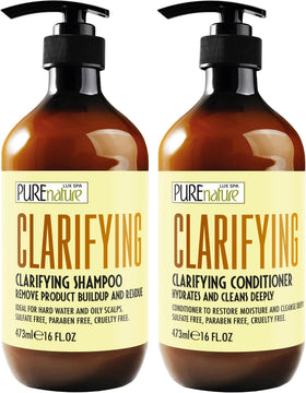 PURE NATURE LUX SPA Clarifying Shampoo and Conditioner Set front view