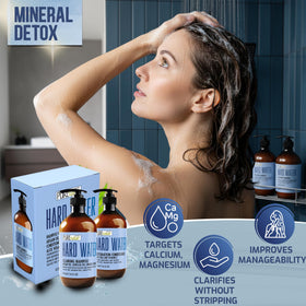 PURE NATURE LUX SPA Hard Water Shampoo and Conditioner Set packaging