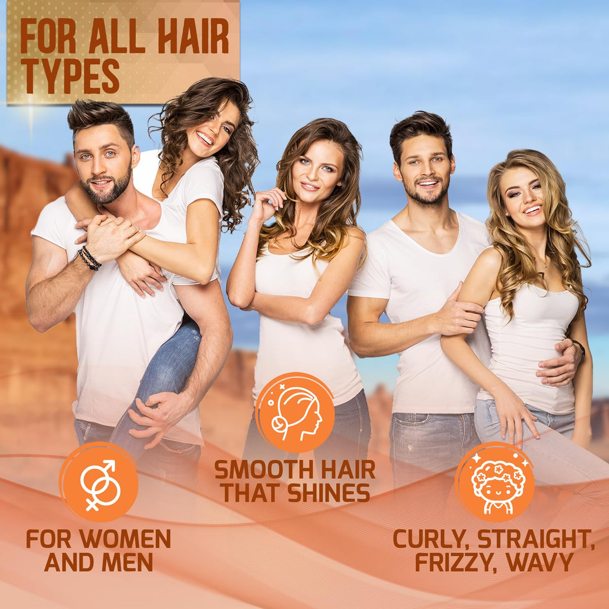 PURE NATURE LUX SPA Keratin Shampoo and Conditioner Set with argan oil