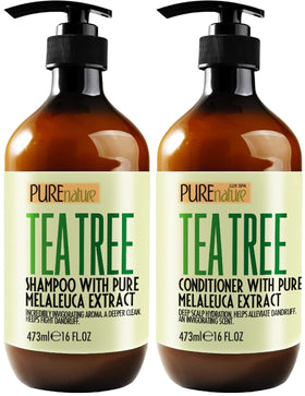 PURE NATURE LUX SPA Tea Tree Oil Shampoo front view