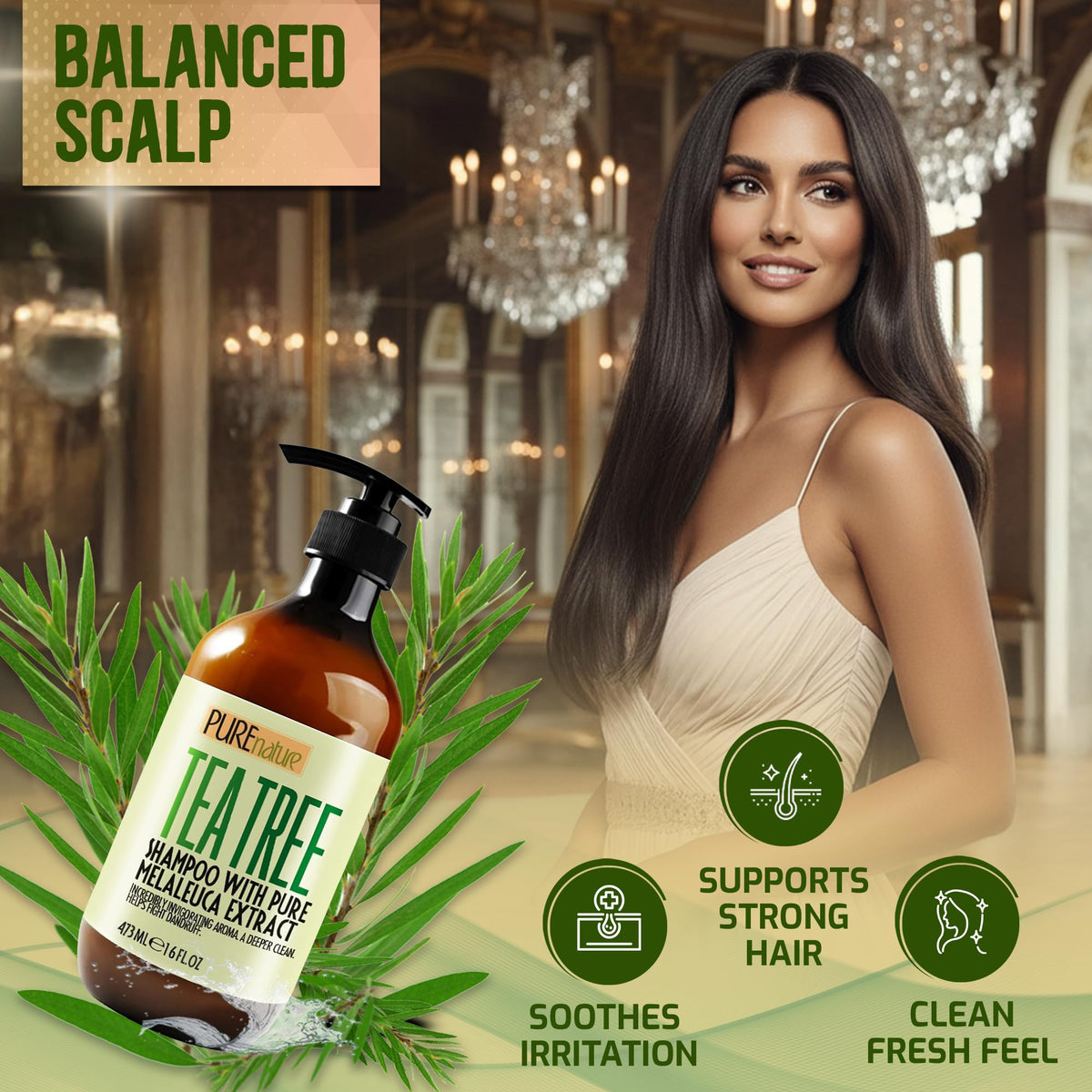 PURE NATURE LUX SPA Tea Tree Shampoo ingredients list