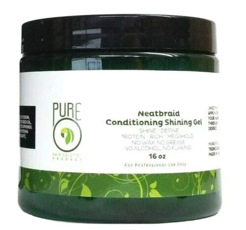 Pure O Neatbraid Conditioning Shining Gel 16 oz front view