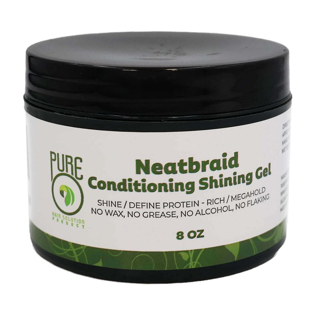 Pure O Neatbraid Conditioning Shining Gel 8 Oz front view