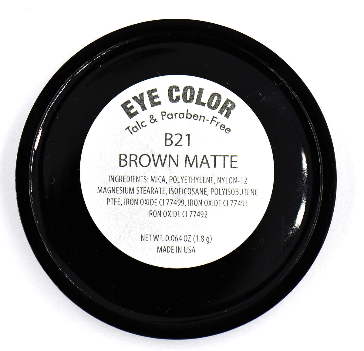 Pure Ziva Chocolate Brown Cocoa Eyeshadow packaging