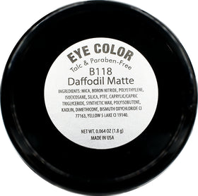 Pure Ziva Daffodil Matte Yellow Gold Eyeshadow packaging
