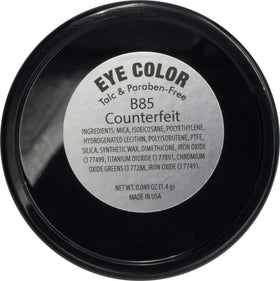 Pure Ziva Deep Forest Green Blue Grey Eyeshadow pan close-up