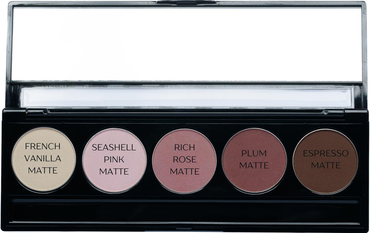 Pure Ziva eyeshadow palette open displaying all colours