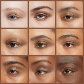 Pure Ziva Light Bronze Dark Pink Eyeshadow close-up