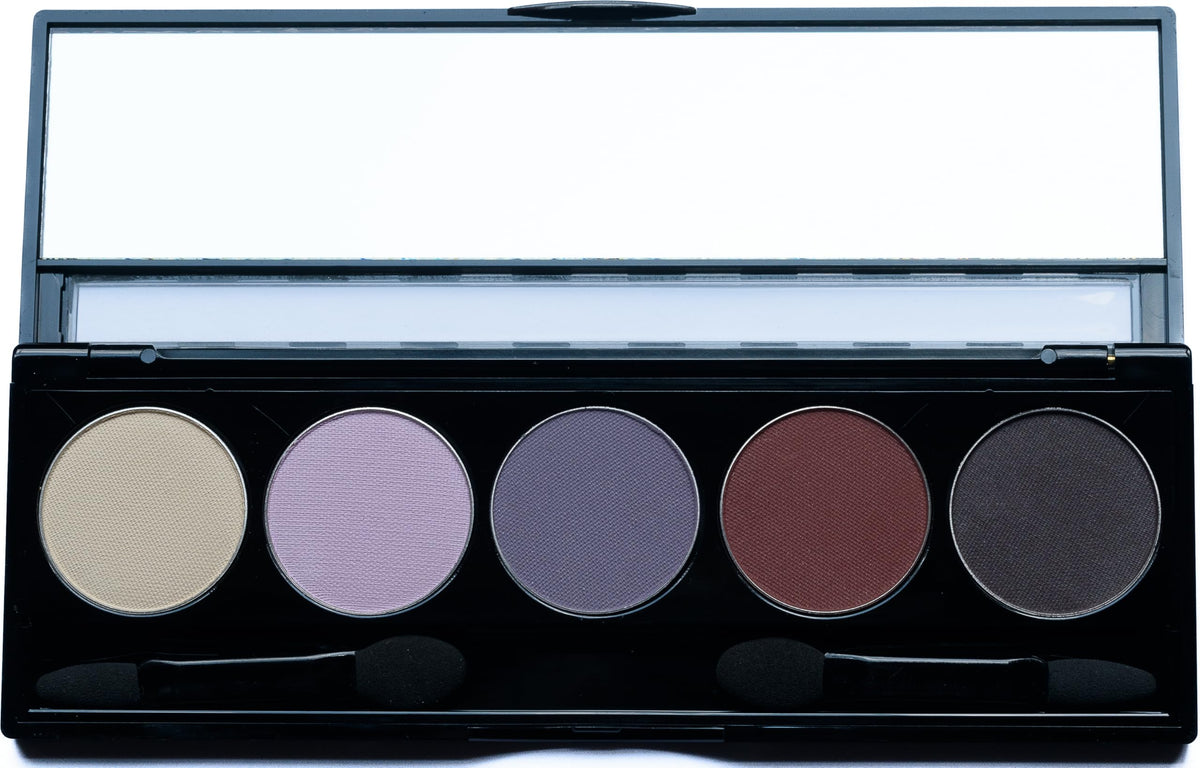 Pure Ziva Matte Purple Vegan Eyeshadow Palette front view