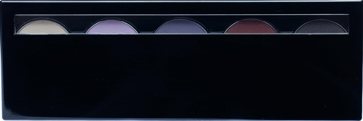 Pure Ziva Matte Purple Vegan Eyeshadow Palette side view