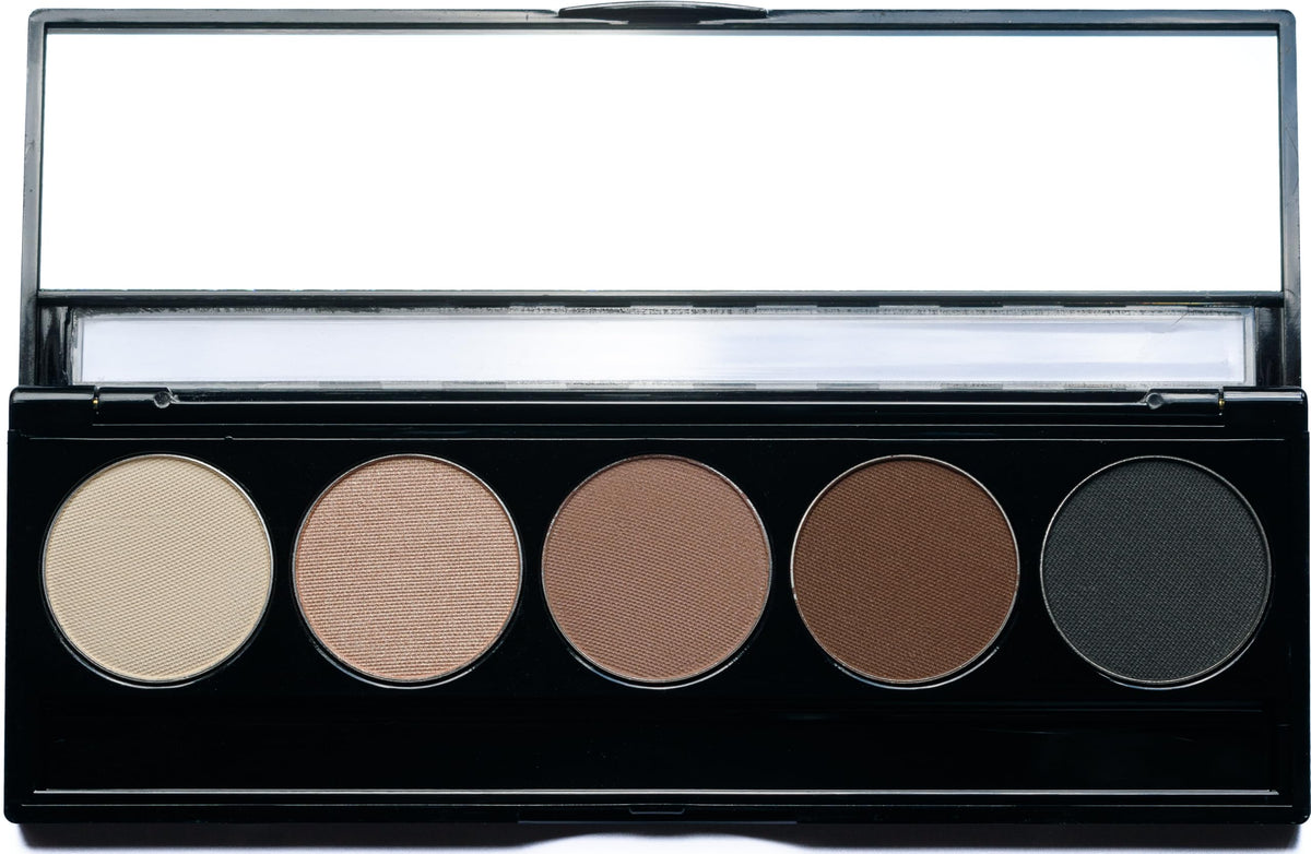 Pure Ziva Matte Warm Tone Neutral Eyeshadow Palette front view