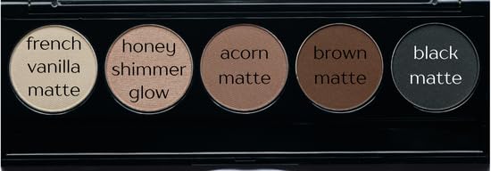 Pure Ziva Matte Warm Tone Neutral Eyeshadow Palette showing shades