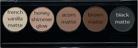 Pure Ziva Matte Warm Tone Neutral Eyeshadow Palette showing shades