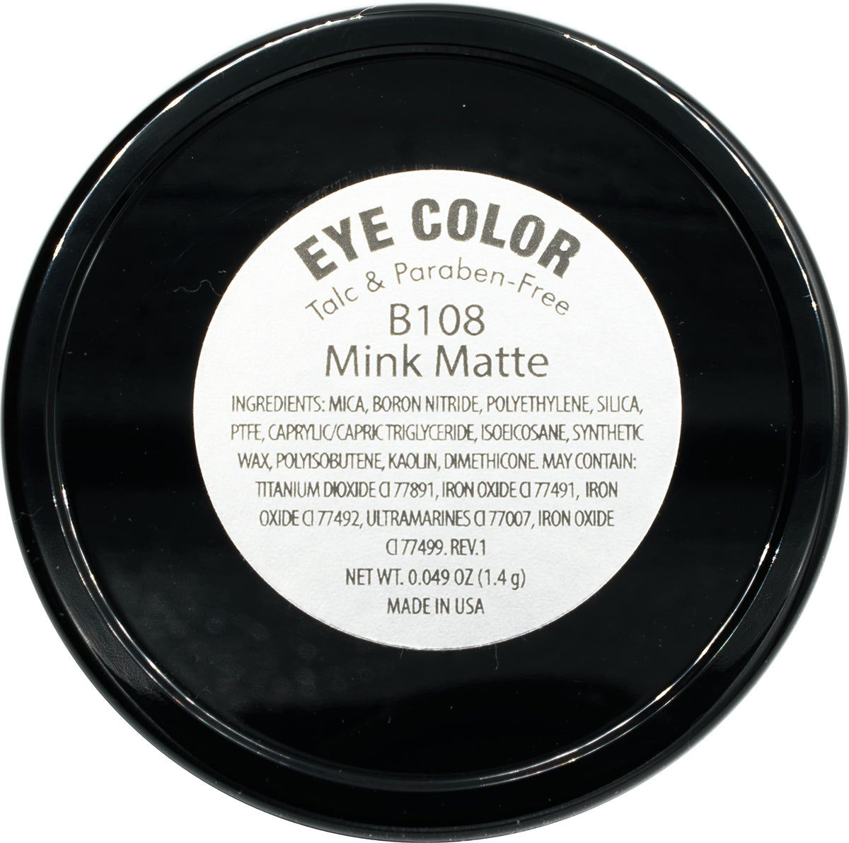 Pure Ziva Mink Matte Beige Taupe Eyeshadow packaging