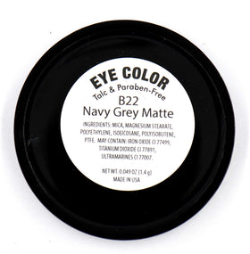 Pure Ziva Navy Blue Grey Single Eyeshadow packaging