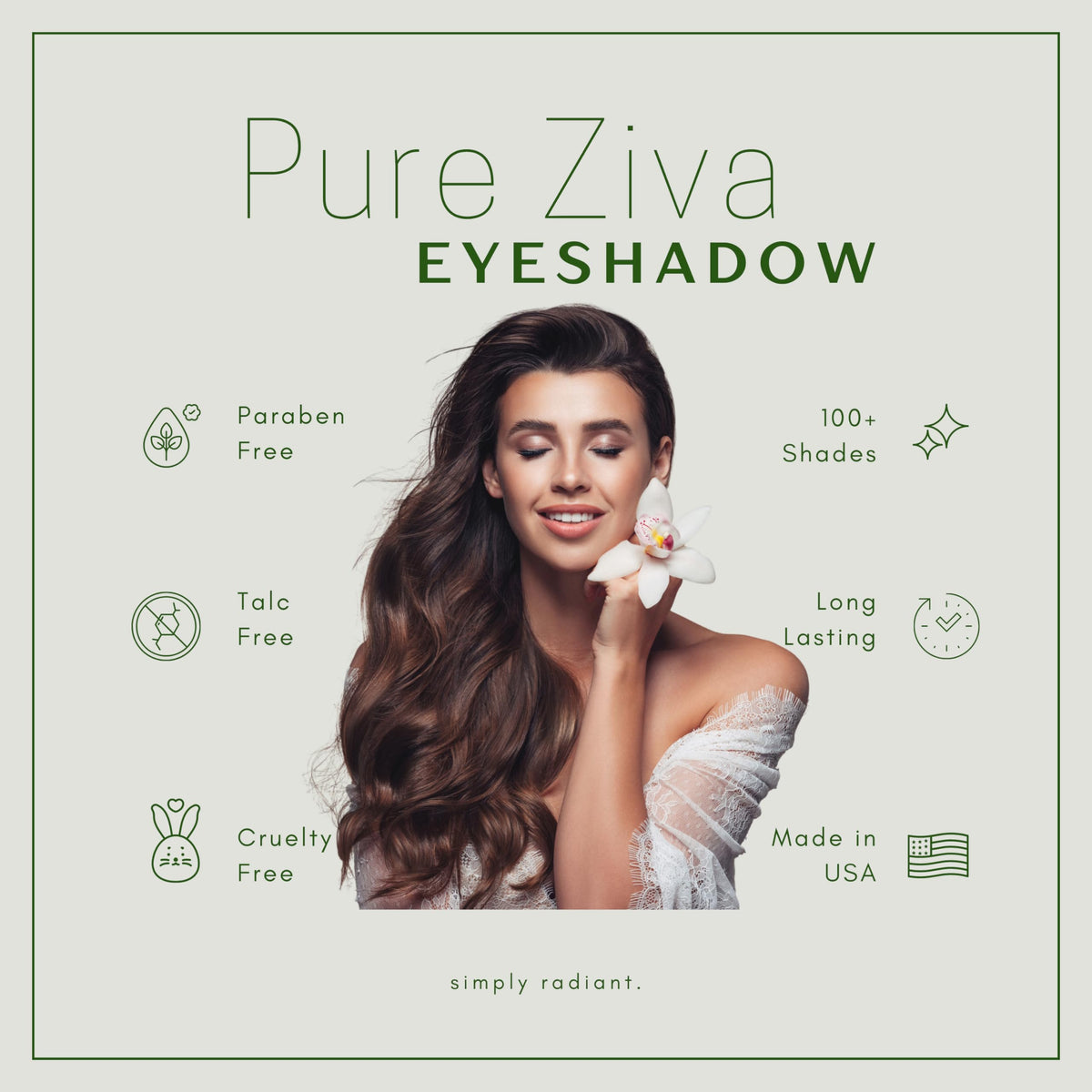 Pure Ziva Nude Beach Sandy Matte Eyeshadow packaging