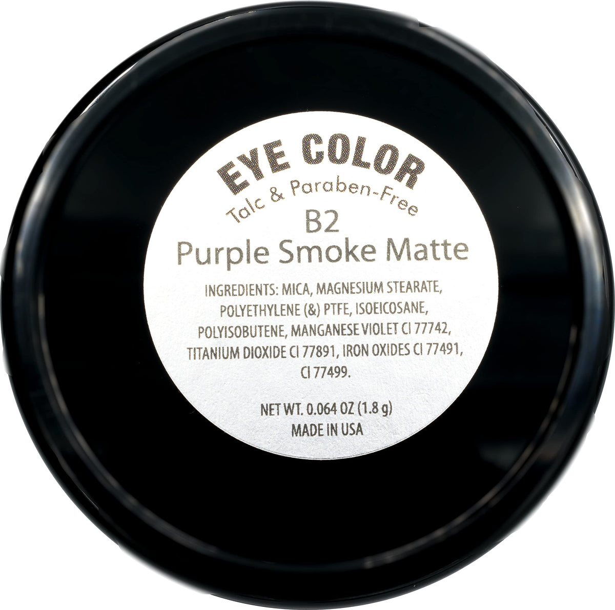 Pure Ziva Purple Smoke Violet Eyeshadow packaging