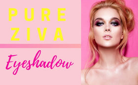 Pure Ziva Raspberry Sorbet Eyeshadow with brush