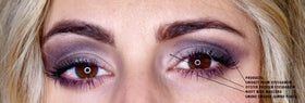 Pure Ziva Smokey Plum Eyeshadow with other makeup products