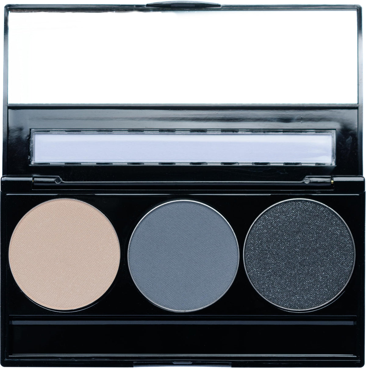Pure Ziva Vegan Eyeshadow Trio Palette front view with three shades