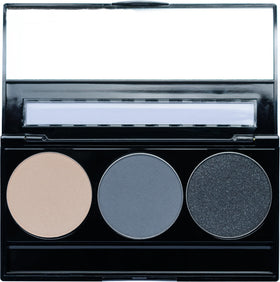Pure Ziva Vegan Eyeshadow Trio Palette front view with three shades