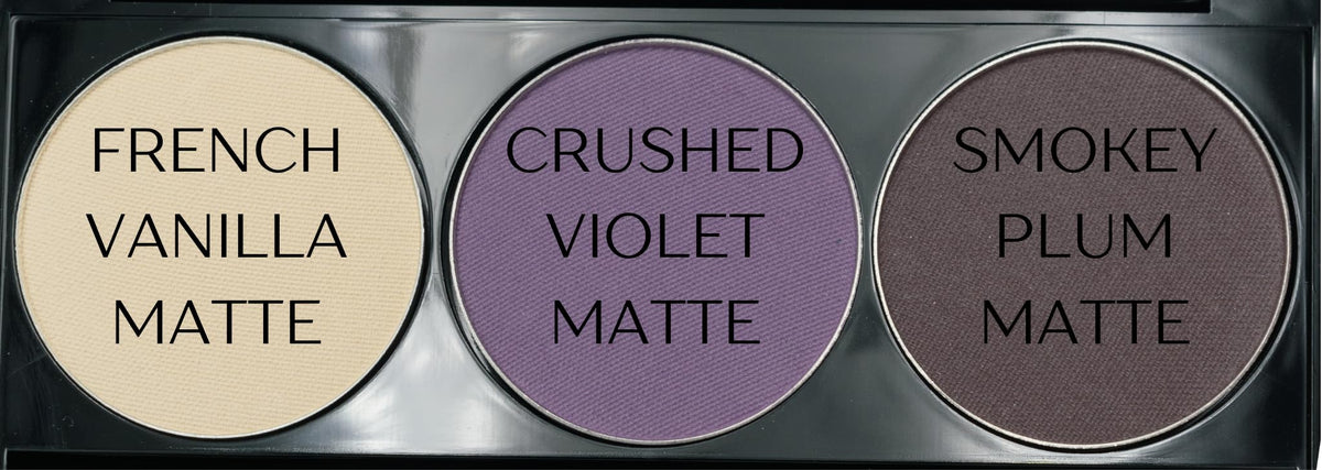 Pure Ziva Vegan Eyeshadow Trio Palette with all three shades visible
