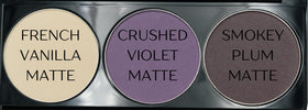 Pure Ziva Vegan Eyeshadow Trio Palette with all three shades visible