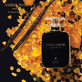 PUREAMOR Amber Noir Pheromone Perfume 30ml lifestyle scene