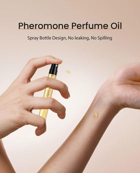 PUREAMOR Vanilla Cream Pheromones Perfume 10ml in a travel bag