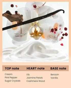 PUREAMOR Vanilla Cream Pheromones Perfume 10ml on a vanity