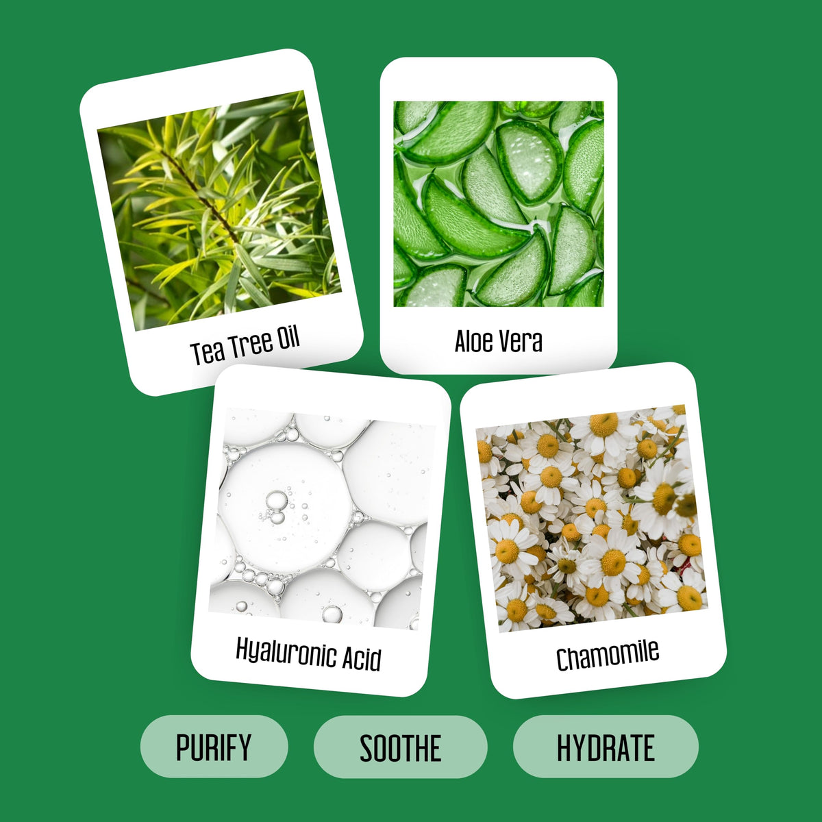 PURELID Tea Tree Eyelid Wipes in use on eyelids