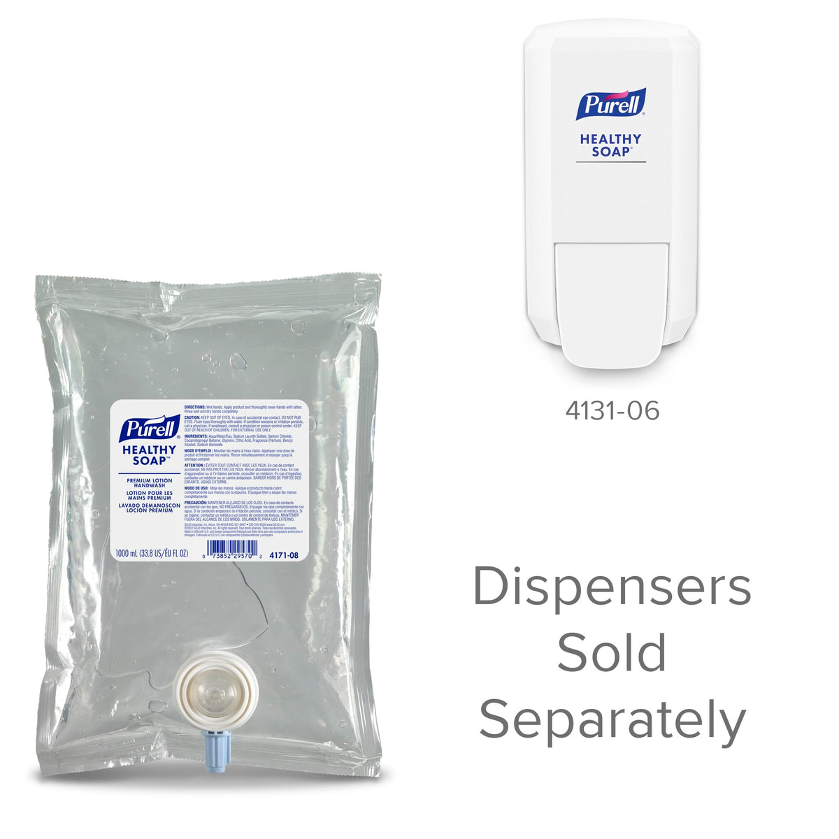 Purell CS2 Lotion Soap Refill side view