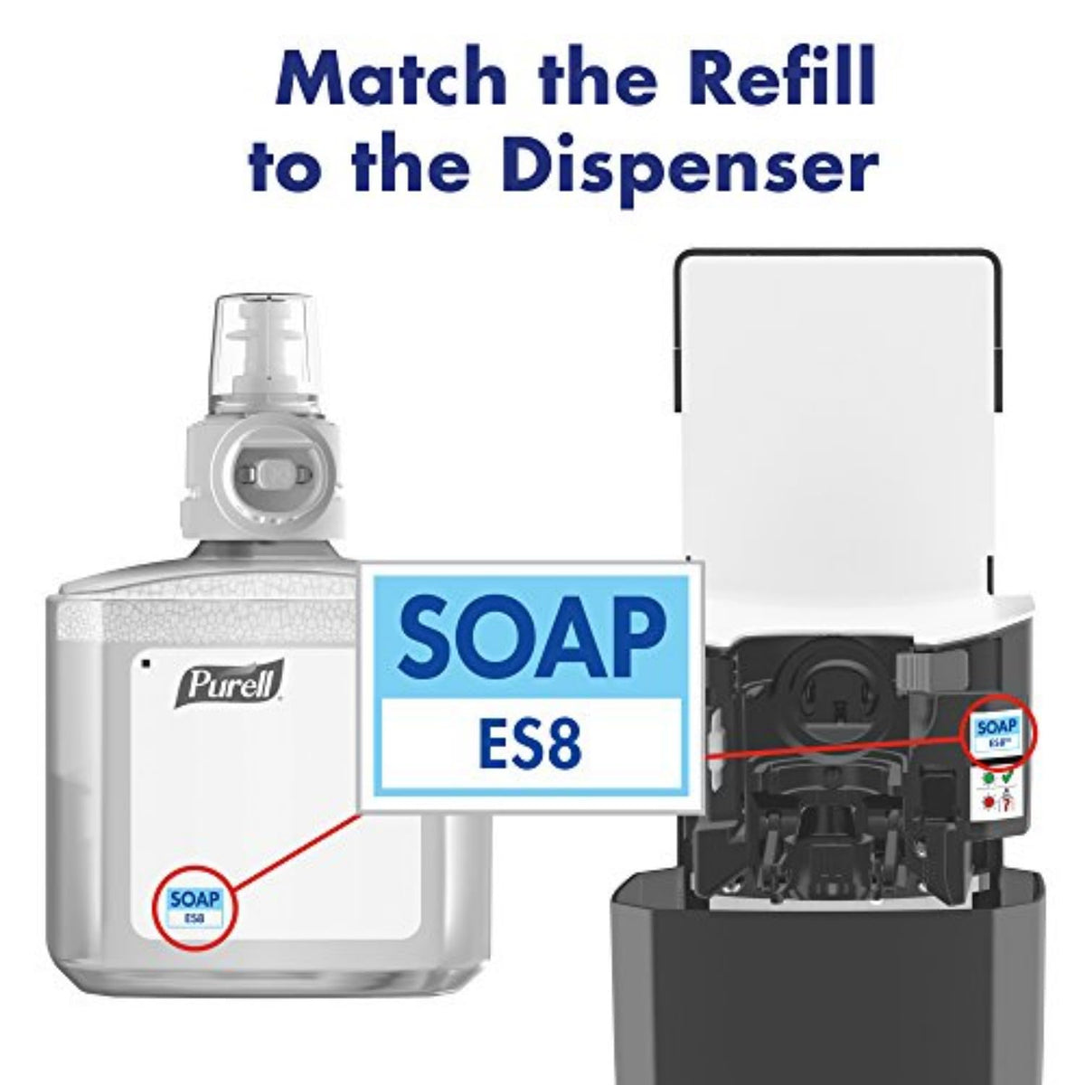 Purell Healthy Soap Foam Refill with pump dispenser