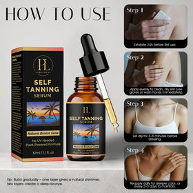 PURELOCKS Self Tanning Drops packaging