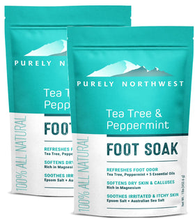 Purely Northwest Epsom Salt Tea Tree Foot & Body Soak 2 LB front view
