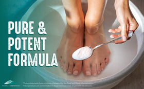 Purely Northwest Foot Soak in a relaxing spa setting