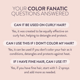 Pureology Color Fanatic Leave-In Conditioner packaging details