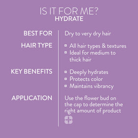 Pureology Hydrate Conditioner 9 fl oz with matching shampoo