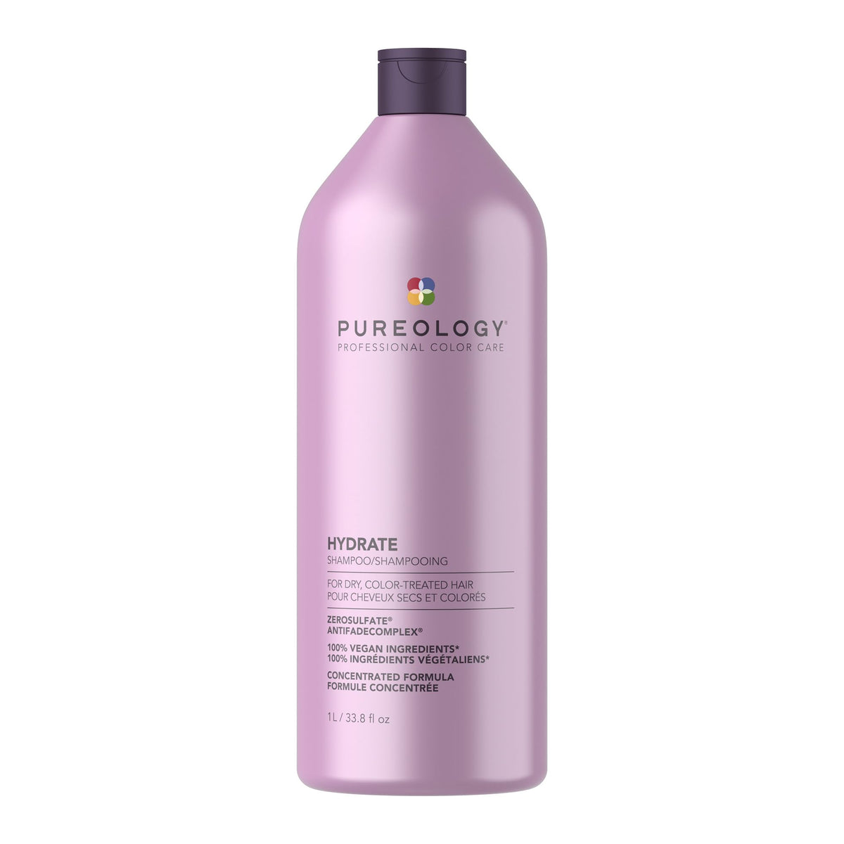 Pureology Hydrate Shampoo 33.8 fl oz front view with label
